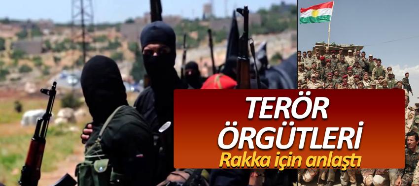 Terör örgütleri Rakka için anlaştı