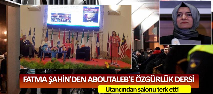 Fatma Şahin'den Aboutaleb'e özgürlük dersi