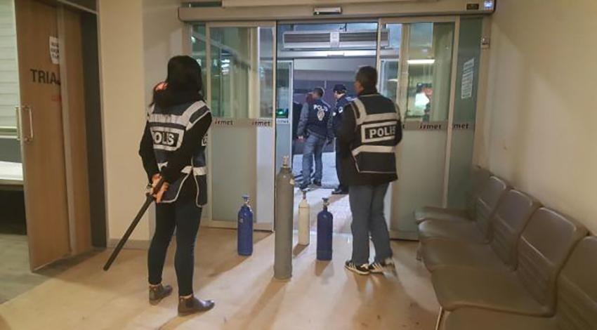 Acil serviste dehşet! Kurşun yağdırdı