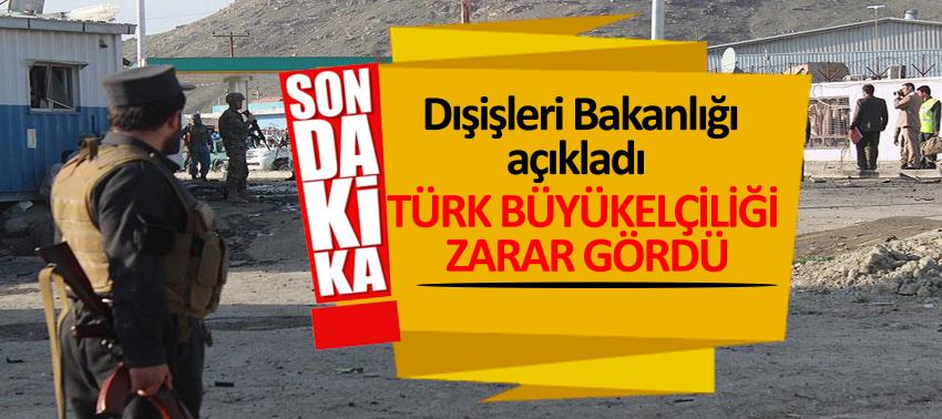 Dışişleri: Türk Büyükelçiliği zarar gördü