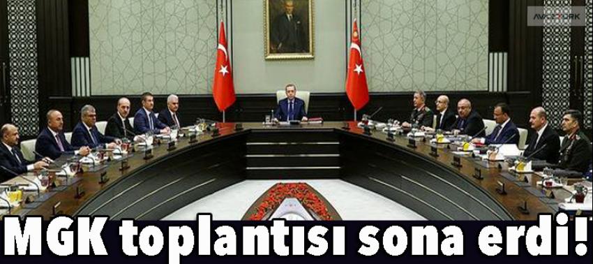 MGK toplantısı sona erdi, işte yapılan açıklama
