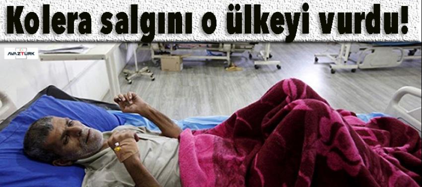 Kolera salgını o ülkeyi vurdu!