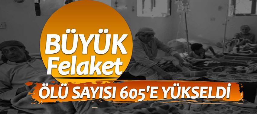 Kolera salgınında ölü sayısı 605'e yükseldi