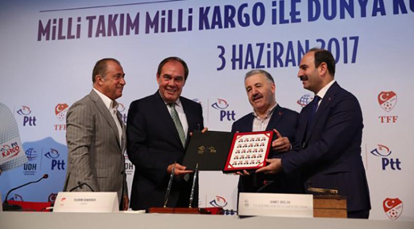 TFF ile PTT arasında sponsorluk anlaşması