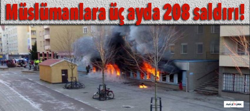 Almanya’da Müslümanlara üç ayda 208 saldırı!