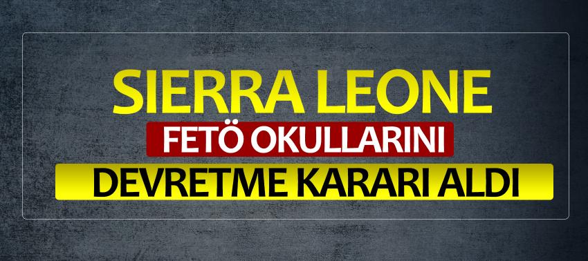 Sierra Leone FETÖ okullarını TMV'ye devredecek