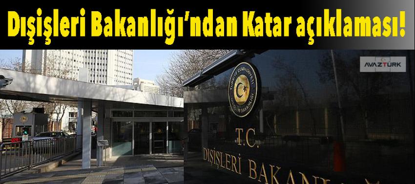 Dışişleri Bakanlığı: Türkiye çözüm için...
