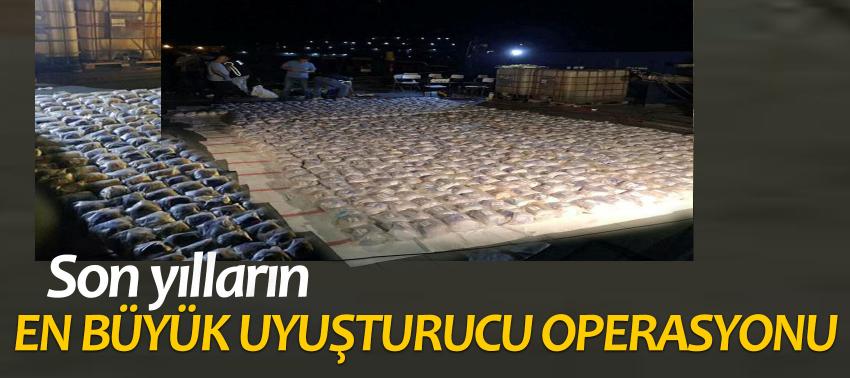 Son yılların en büyük uyuşturucu operasyonu