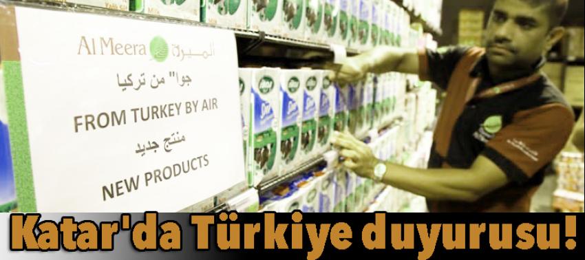 Katar'da Türkiye duyurusu!