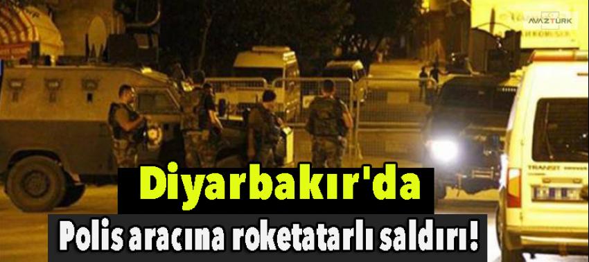 Polis aracına roketatarlı saldırı!