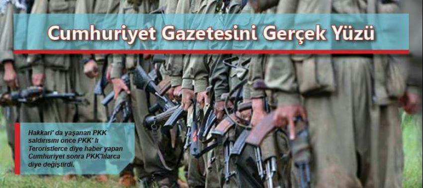 Cumhuriyet gazetesinin çirkin yüzü