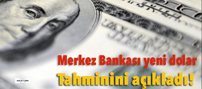 Merkez Bankası yeni dolar tahminini açıkladı!