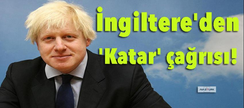 İngiltere'den 'Katar' çağrısı!