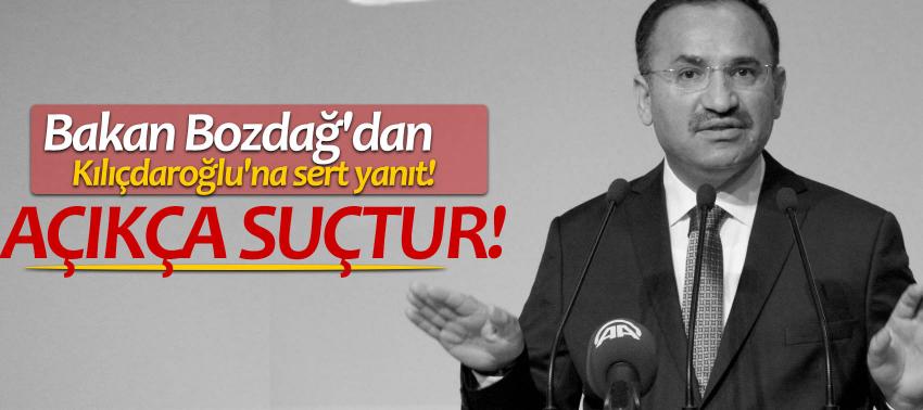 Bakan Bozdağ'dan Kılıçdaroğlu'na sert yanıt!