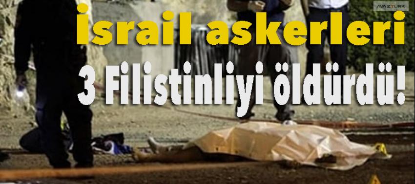 İsrail askerleri Kudüs'te 3 Filistinliyi öldürdü!