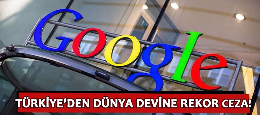 Google'a şok ceza