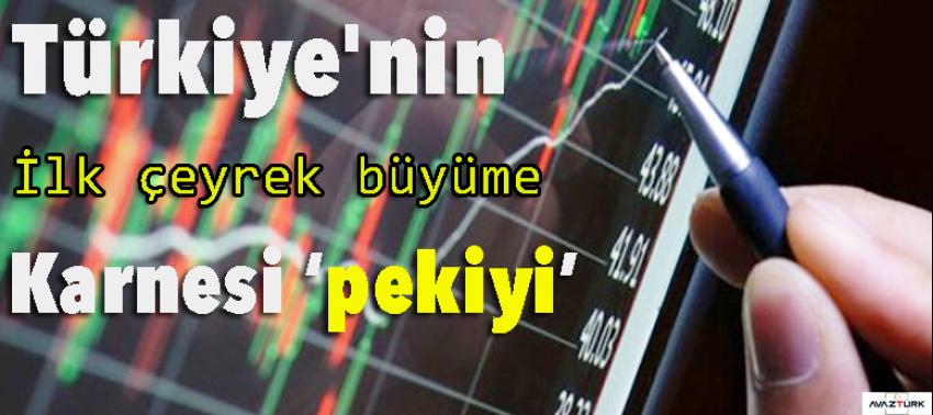 Türkiye'nin ilk çeyrek büyüme karnesi 'pekiyi'