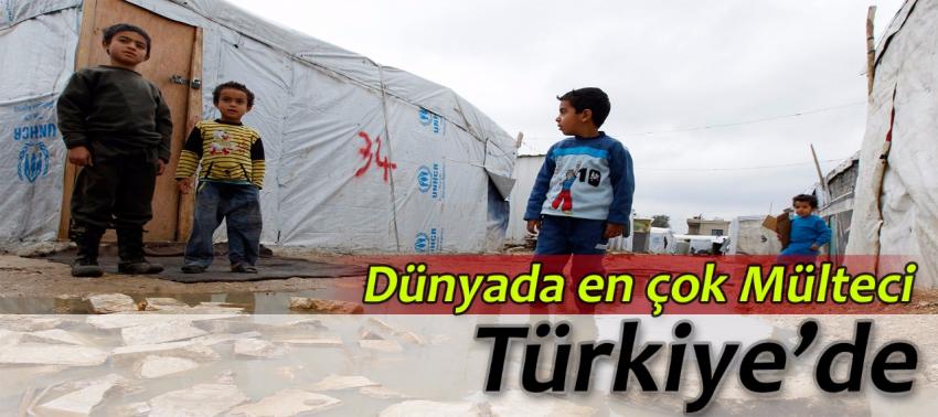 Dünyada en çok mülteci Türkiye'de