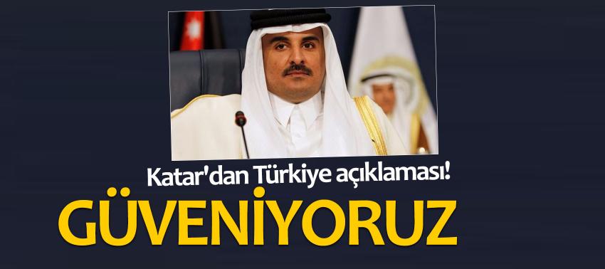 Katar'dan Türkiye açıklaması!