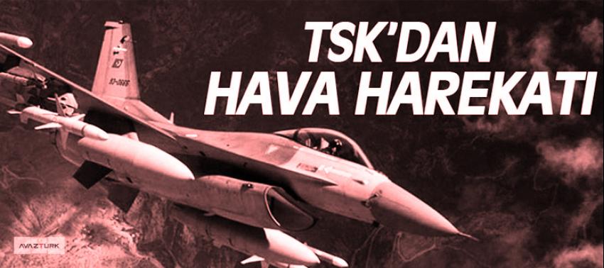 TSK'dan PKK'ya hava harekatı!