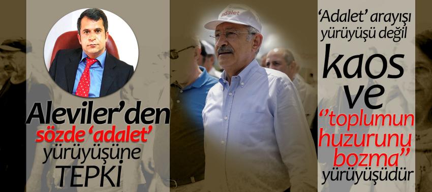 Aleviler’den sözde ‘adalet’ yürüyüşüne tepki: ‘Provokasyon amaçlı bir yürüyüş’