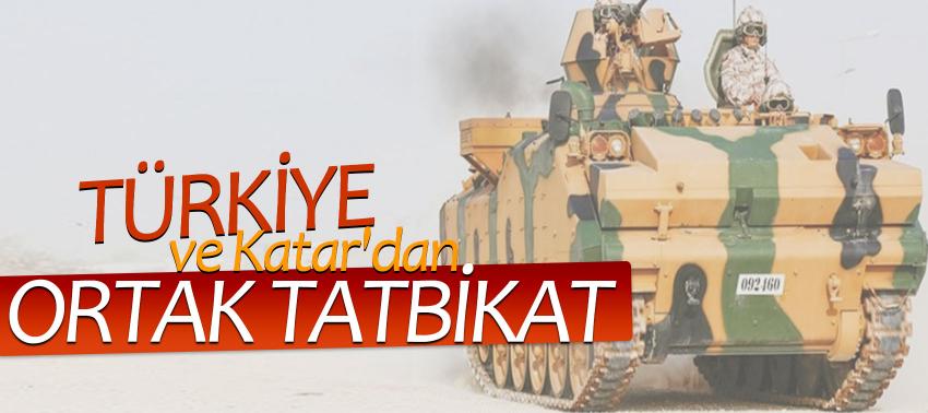 Türkiye ve Katar'dan ortak tatbikat