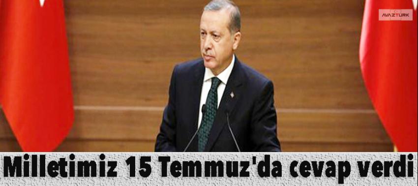 Erdoğan: Bizim aradığımız adalet, 250 şehidimizin kanıdır