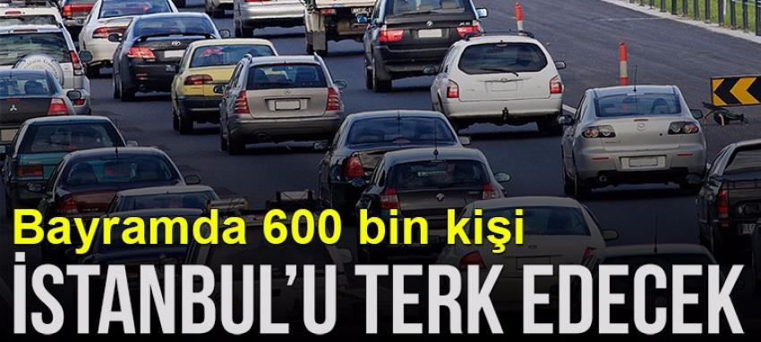 Bayramda 600 bin kişi İstanbul'u terk edecek