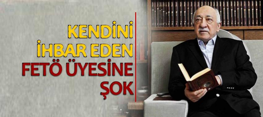 Kendini ihbar eden FETÖ üyesine hapis cezası