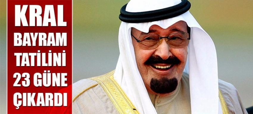 Suudi Arabistan'da rekor bayram tatili