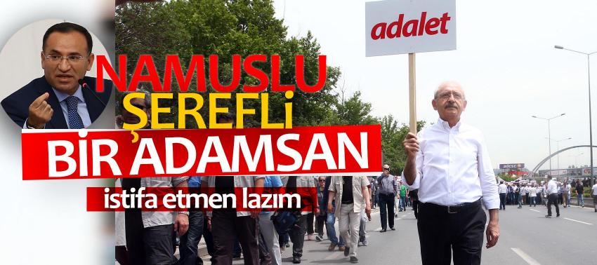 Bozdağ'dan Kılıçdaroğlu'na net çağrı: Namuslu, şerefli bir adamsa...