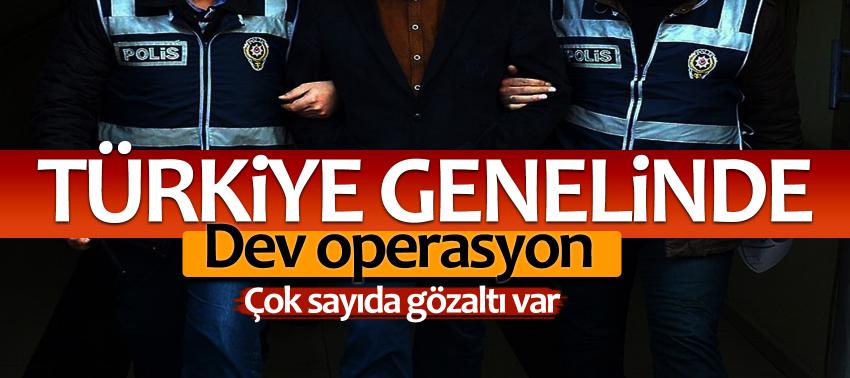Türkiye genelinde 'duman' operasyonu: Çok sayıda gözaltı var