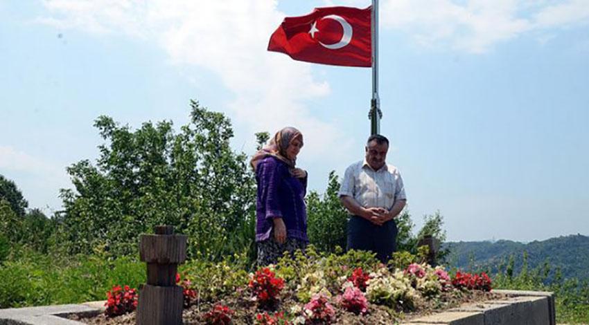 Şehit ailesinin hüzünlü bayramı