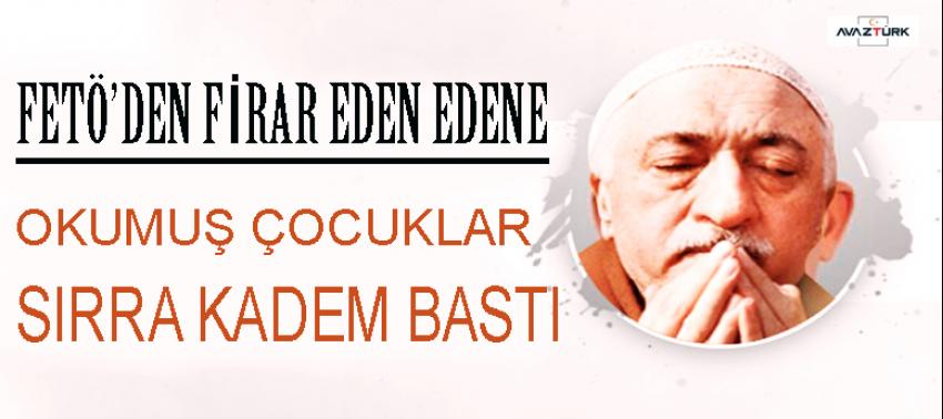 Fetö'den firar eden edene! 'Okumuş çocuklar' sırra kadem bastı