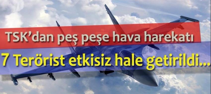 TSK'dan Kuzey Irak'a hava harekatı
