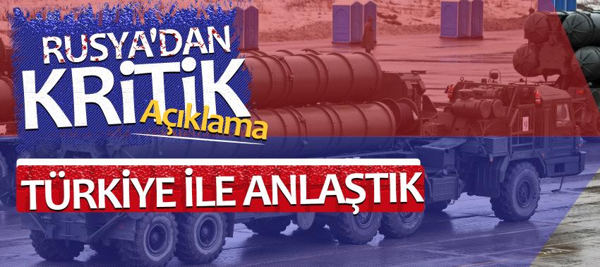 Türkiye ile Rusya S400 konusunda anlaştı