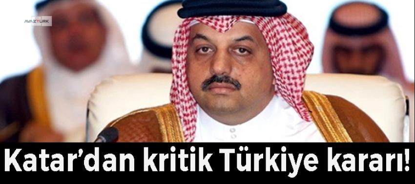 Katar Savunma Bakanı'ndan kritik Türkiye kararı!