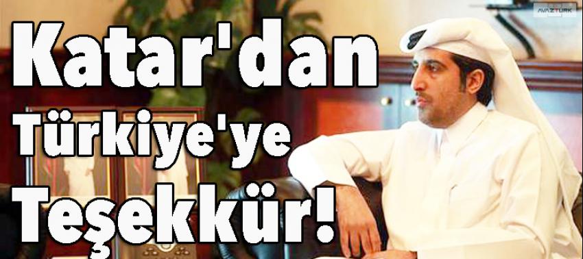 Katar'dan Türkiye'ye teşekkür!
