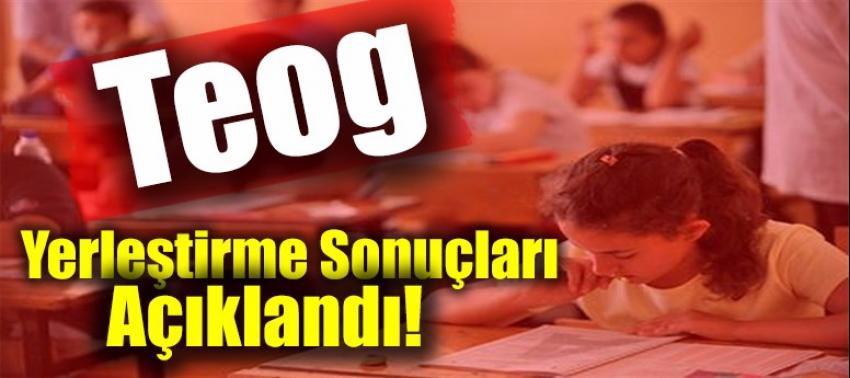TEOG yerleştirme sonuçları açıklandı