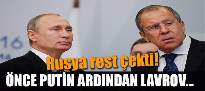 Lavrov rest çekti, Rusya ile mi, Rusya'ya karşı mı?