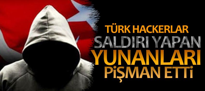 Türk hackerlardan Yunan hackerlara soğuk duş!