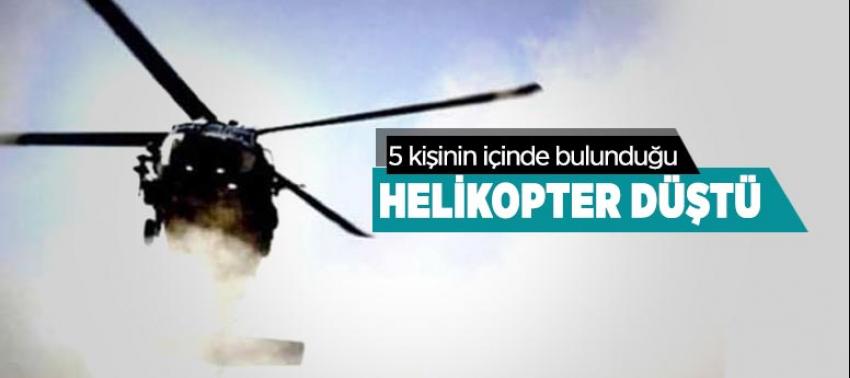 İzmir'de helikopter düştü