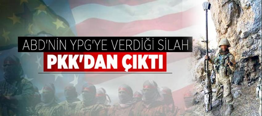 ABD silahları PKK kampından çıktı