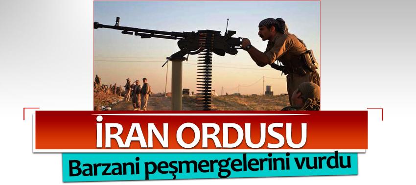 İran, Barzani peşmergelerini vurdu