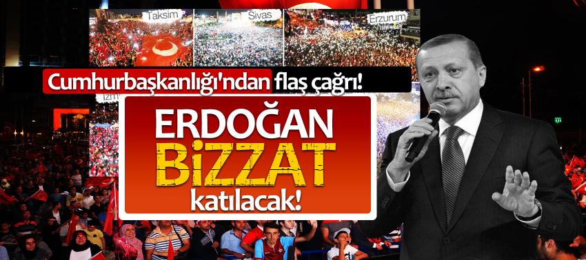 Cumhurbaşkanlığı'ndan flaş çağrı! Erdoğan bizzat katılacak