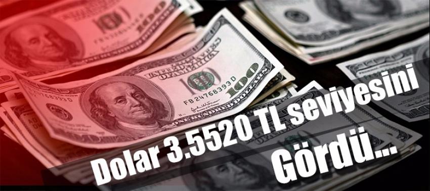 Dolar 3.55'in üstünü gördü