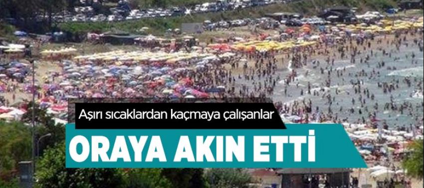 İstanbullular Şile plajlarına akın etti