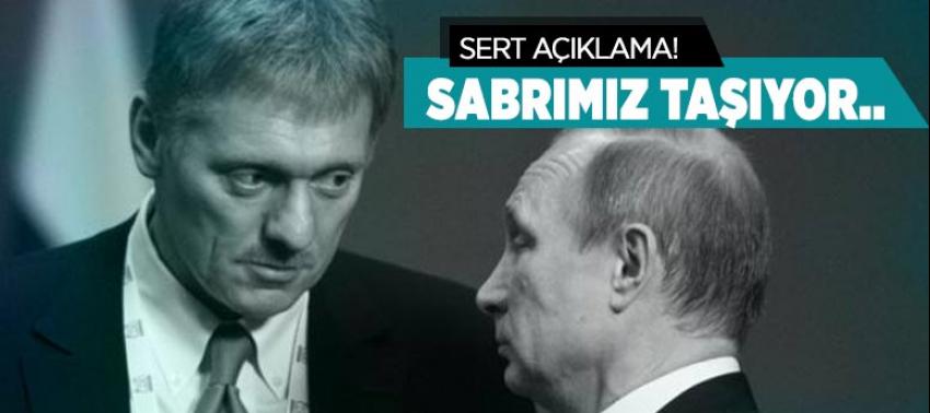 Kremlin Sözcüsü Peskov'dan sert açıklama!
