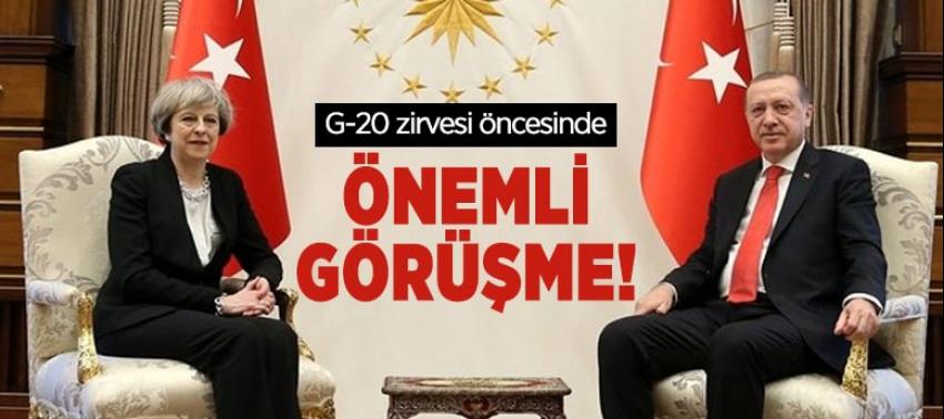 Cumhurbaşkanı Erdoğan, May ile telefonda görüştü.