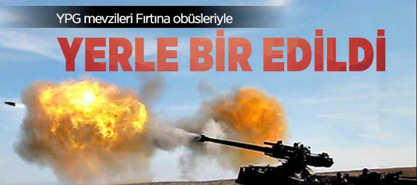 Suriye’deki PYD mevzileri yerle bir edildi